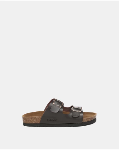EVERAU - EverAU Ugg Mick Sandal Slides Cow Suede Upper Sandals