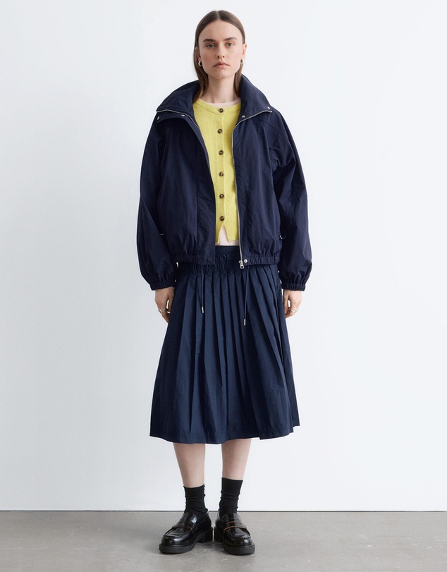 & Other Stories - Stand-Collar Drawstring Jacket
