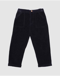 Bebe by Minihaha - Jake Navy Pull On Pants - Kids