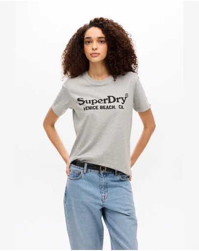 Superdry - Venue Metallic Graphic Tee