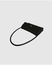 Mimmi Terra - Woven Shoulder Bag Nera
