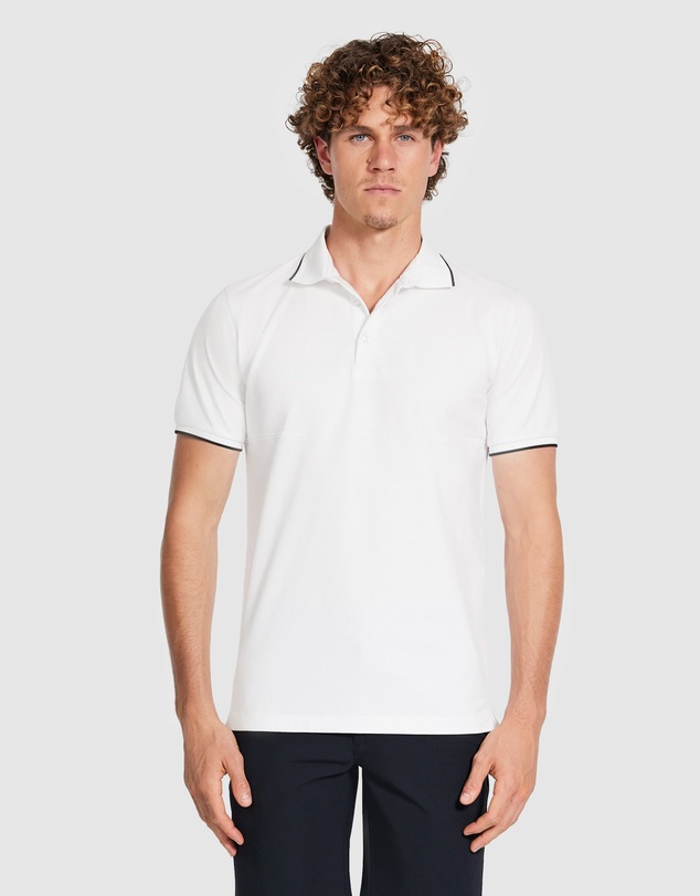 Tarocash - Byram Stripe Tech Polo