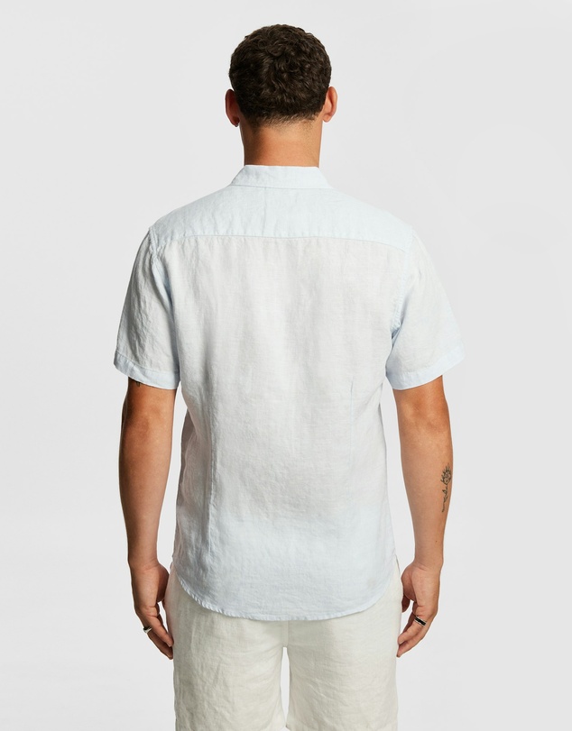 yd. - Lewis Pure Linen Shirt
