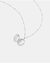 Ania Haie - Silver Butterfly Locket Necklace