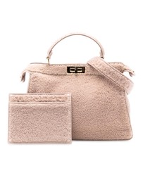 Pre-Loved by Azura Reborn - Pre-Loved Large Shearling Peekaboo ISeeU Satchel