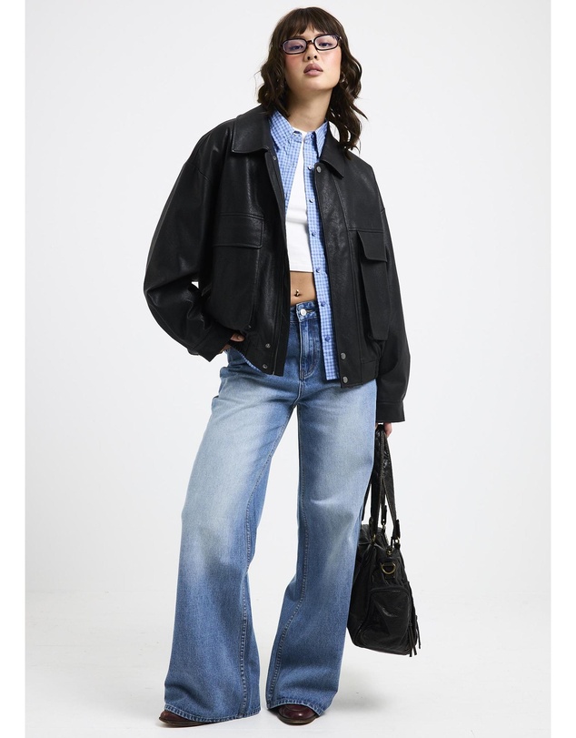 Alice In The Eve - Jen Oversized Patch Pocket Jacket