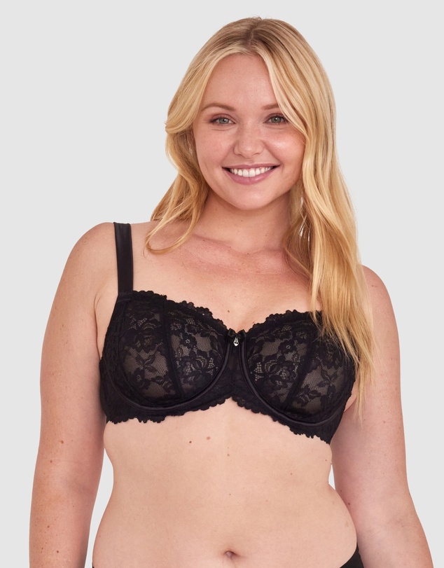 Bras N Things - Bethany Essentials Full Coverage Underwire Bra - Black