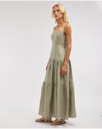 Amelius - Sorrento Linen Maxi Dress
