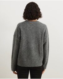 Atmos&Here - Tiana Fluffy Knit Cardigan