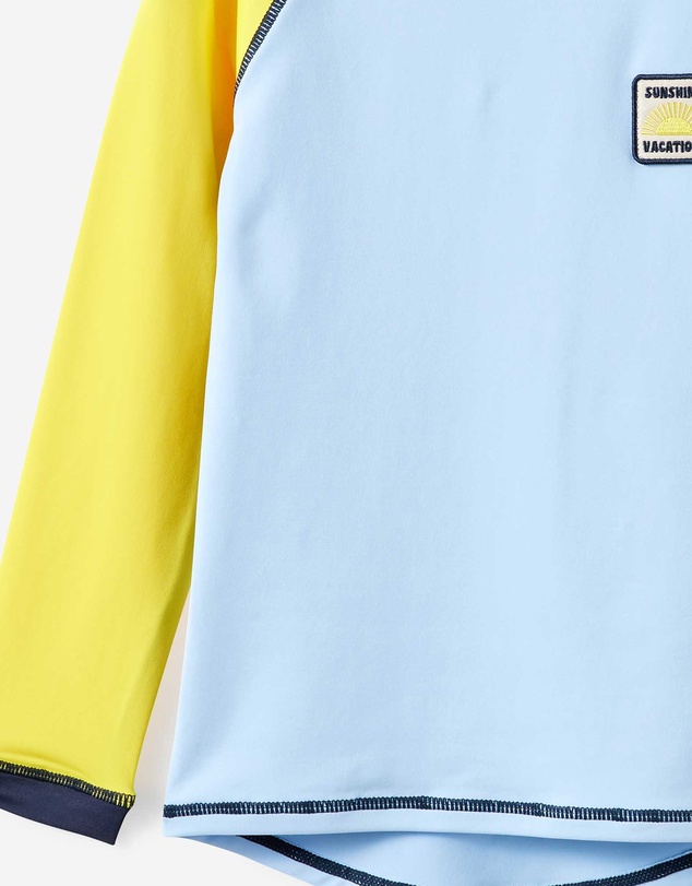 Cotton On Kids - Flynn Long Sleeve Raglan Rash Vest