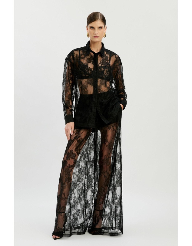 Bardot - Aleida Oversized Lace Shirt