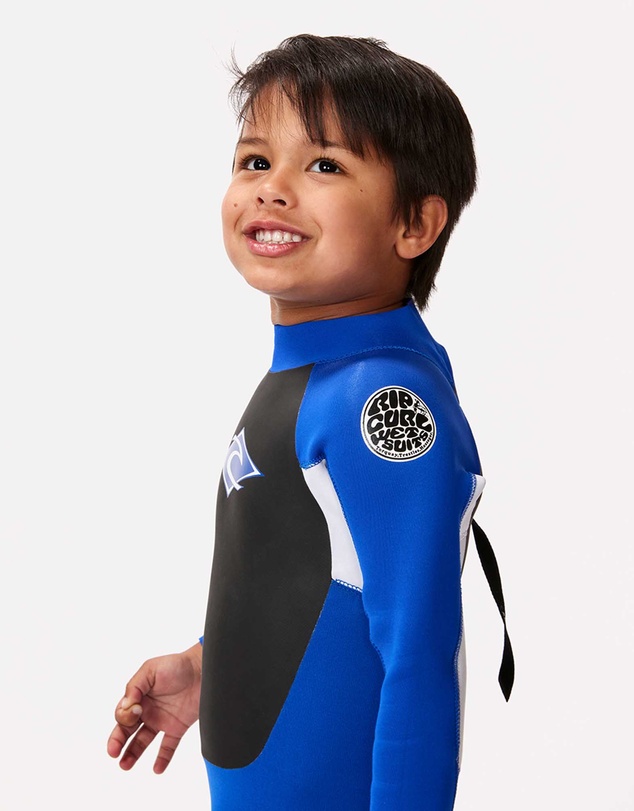 Rip Curl - Groms Omega 3/2mm Full Length Back Zip Wetsuit Steamer