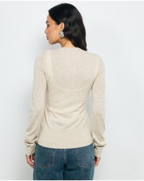 AERE - Isha Wool Cashmere Blend Cardigan