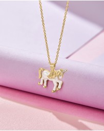 Mestige Kids - Unicorn Necklace - 18K Gold Plated