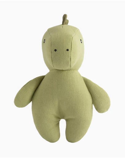 Living Textiles - Small Linen Animal - Dennis the Dinosaur