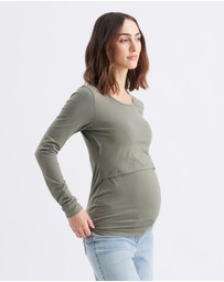Ripe Maternity - Organic Cotton Nursing Top