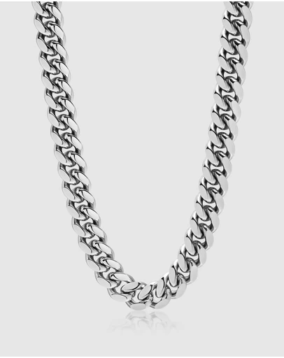 Nialaya Jewellery - Men's Chunky Cuban Chain Choker