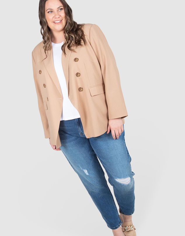 Love Your Wardrobe - Charlie Double Breasted Blazer