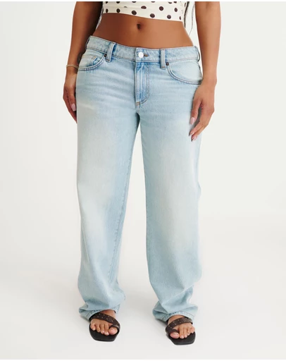 Cotton On - Curvy Low Rise Straight Jeans