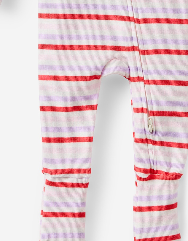 Cotton On Kids - Growie Long Sleeve Zip Romper