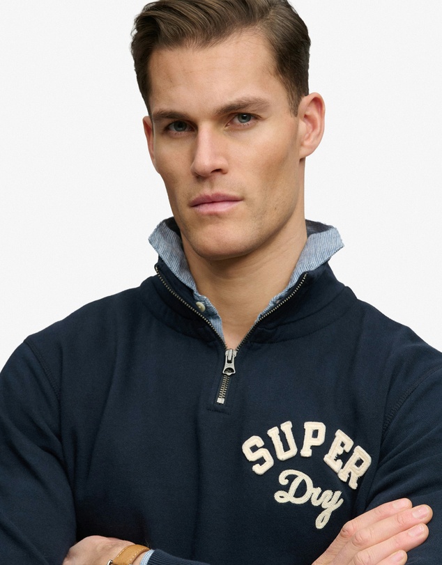 Superdry - Vintage Athletic Half Zip