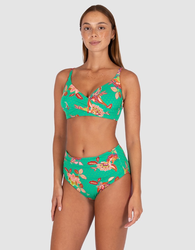 Baku Swimwear - Spice Temple D/E Cup Wrap Bikini Bra Top