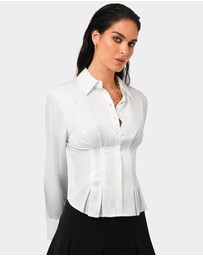 Forcast - Paige Gathered Shirt