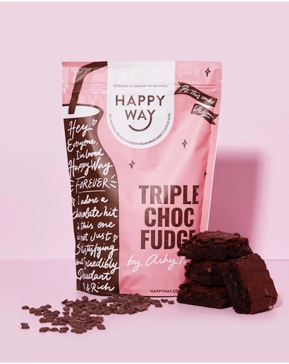 Happy Way - Ashy Bines Triple Choc Fudge Vegan Protein Powder