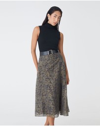 Forcast - Imogen Printed Panel Skirt