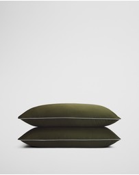 Country Road - Dita Organically Grown Cotton King Pillowcase Pair