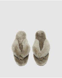 EVERAU - Australian Shepherd Ugg Farah Wool Upper House Shoes