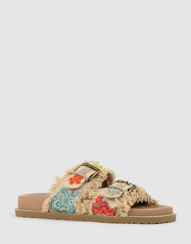 Edward Meller - KIMORA Embroidered Slide