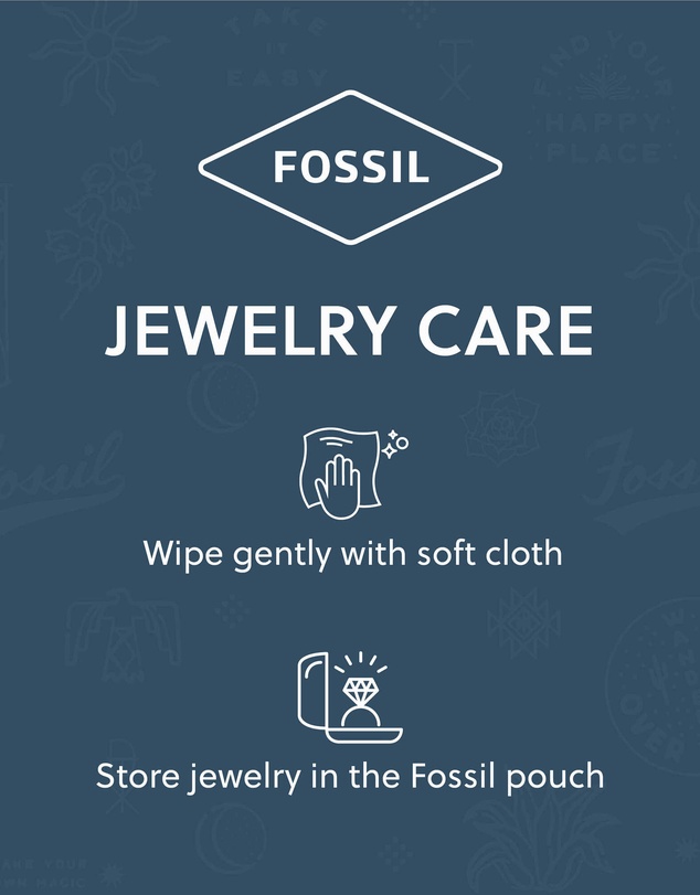 Fossil - Fossil Vintage Casual Silver Necklace JF03988040