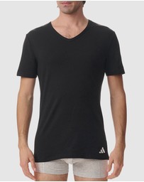 adidas Sportswear - 2 Pack Active Flex Cotton V-Crew Neck T-Shirt