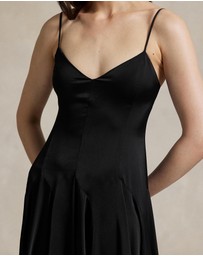 Polo Ralph Lauren - Paneled Satin Dress