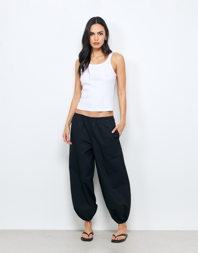 AERE - Tori Cuffed Barrel Pants