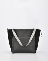 Cobb & Co - Phoenix Suede & Metallic Contrast Tote