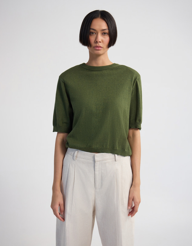 Oxford - Leeta Cashmere Blend Shldr Pad Knit