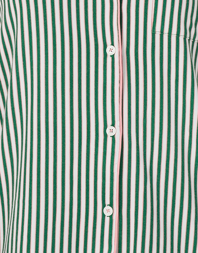 Kate Spade - Printed Jersey Button Up Long Sleeve Long Pyjama Set
