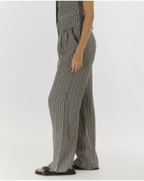 Amelius - Set Sail Linen Stripe Pant
