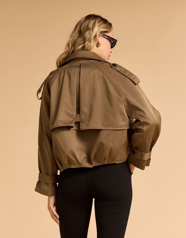 MVN - Cropped Trench Coat