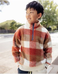 Olive & The Captain - Horizion Lined Zip Jumper