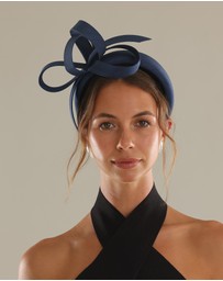 Morgan & Taylor - Mel Fascinator in Navy Blue