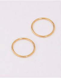 Lovisa - Gold Plated Titanium Fine Sleeper Earrings 8mm