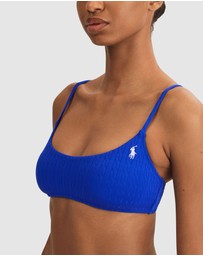 Polo Ralph Lauren - Cable Jacquard Kennedy Scooped Bikini Top