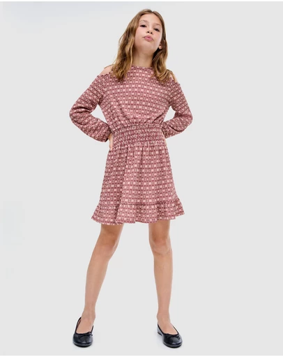 M.N.G - Greenc Dress - Kids-Teens