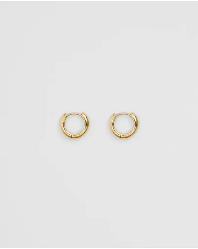 Country Road - Tarnish-resistant Small Slim Hoop