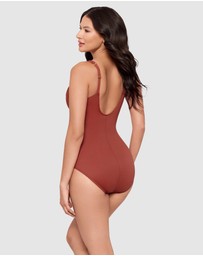Miraclesuit Swimwear  - Razzle Dazzle Siren Crossover Shaping Swimsuit