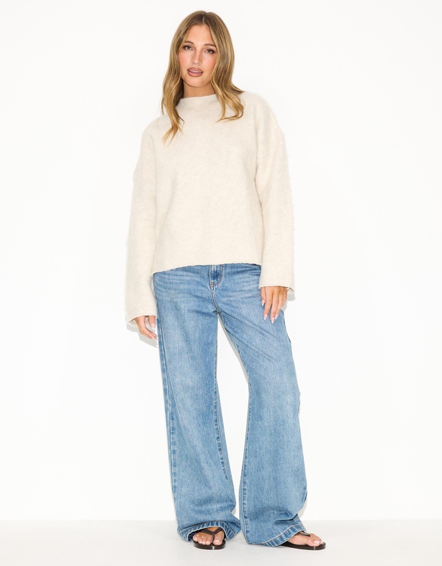 Dazie - Talia Fluffy Knit Jumper