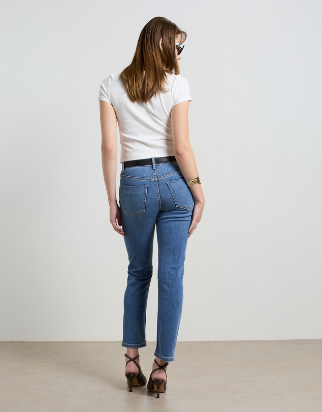 DRICOPER DENIM - Della Pacific Blue Slim Straight Leg Jeans